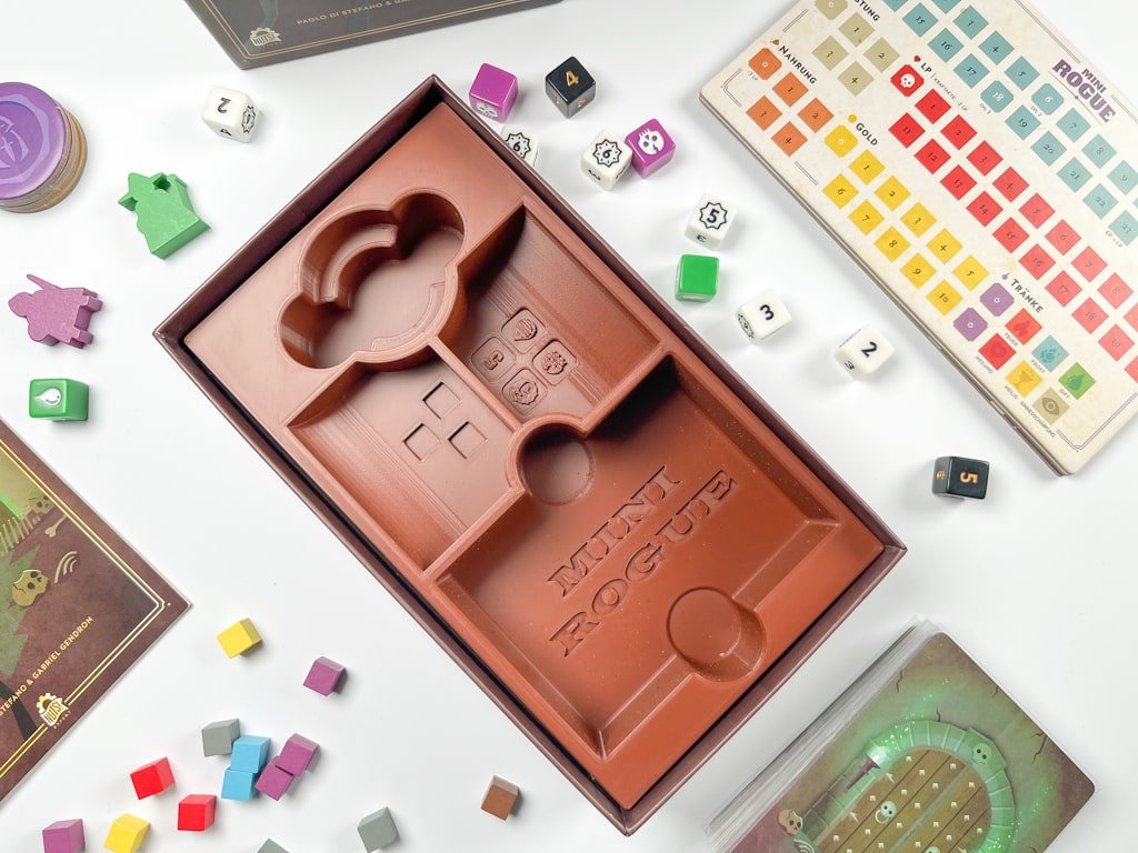 ReDesign Insert für Mini Rogue Grundspielbox + Erweiterung (Tiefen der Verdammnis) - ReDesign