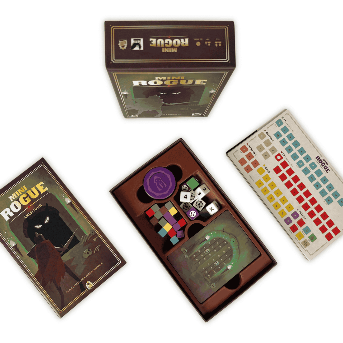 ReDesign Insert für Mini Rogue Grundspielbox + Erweiterung (Tiefen der Verdammnis) - ReDesign