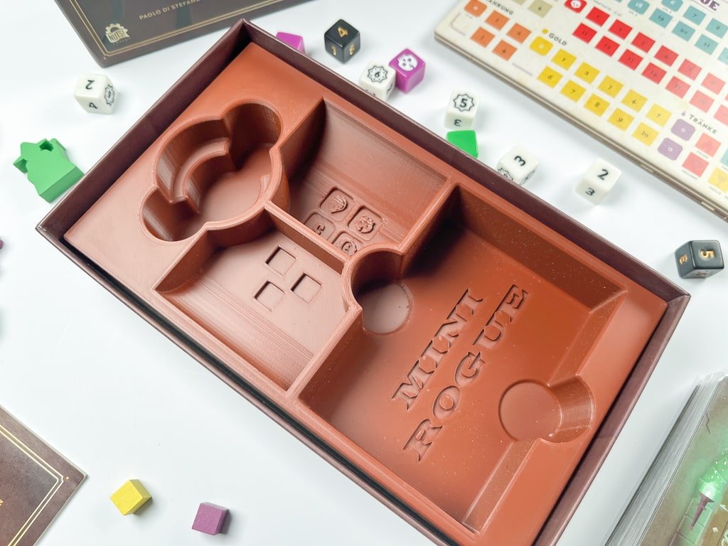 ReDesign Insert für Mini Rogue Grundspielbox + Erweiterung (Tiefen der Verdammnis) - ReDesign
