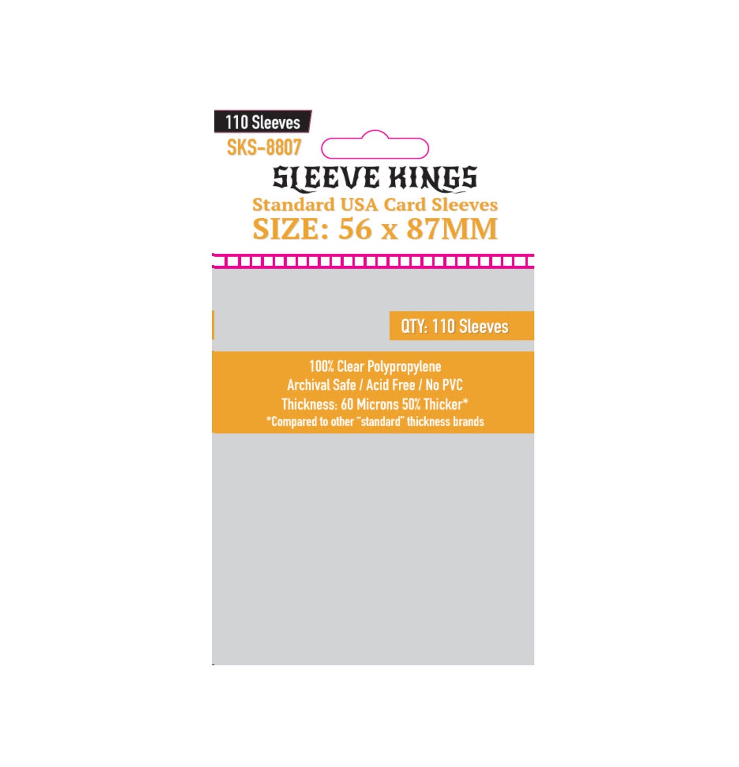 Sleeve Kings card sleeves SKS-8807 56x87mm (standard)