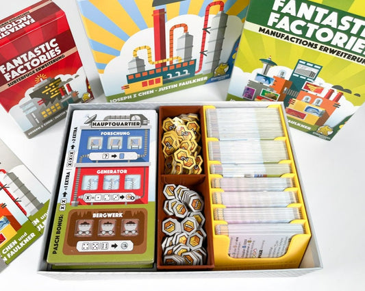 ReDesign Insert for Fantastic Factories with Manufactions &amp; Subterfuge