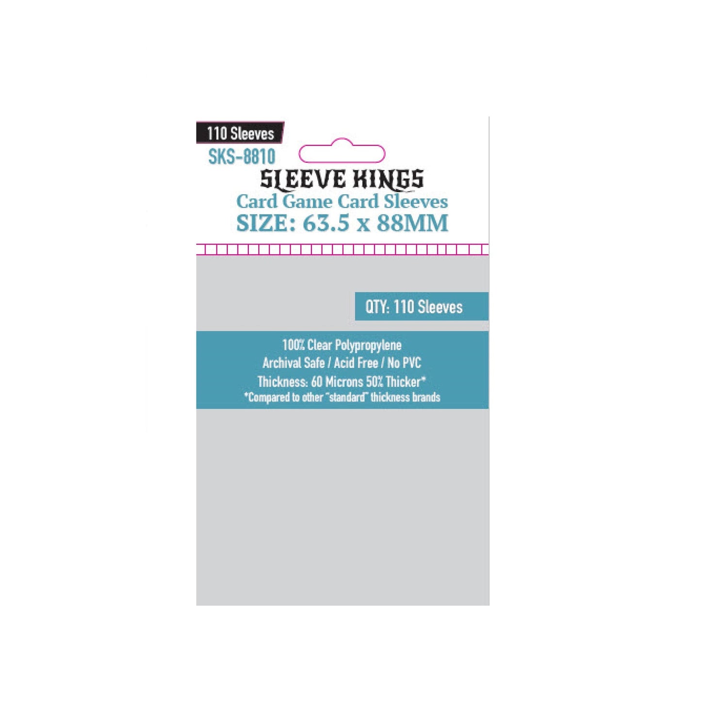 Pochettes pour cartes Kings SKS-8810 63,5x88mm (standard)