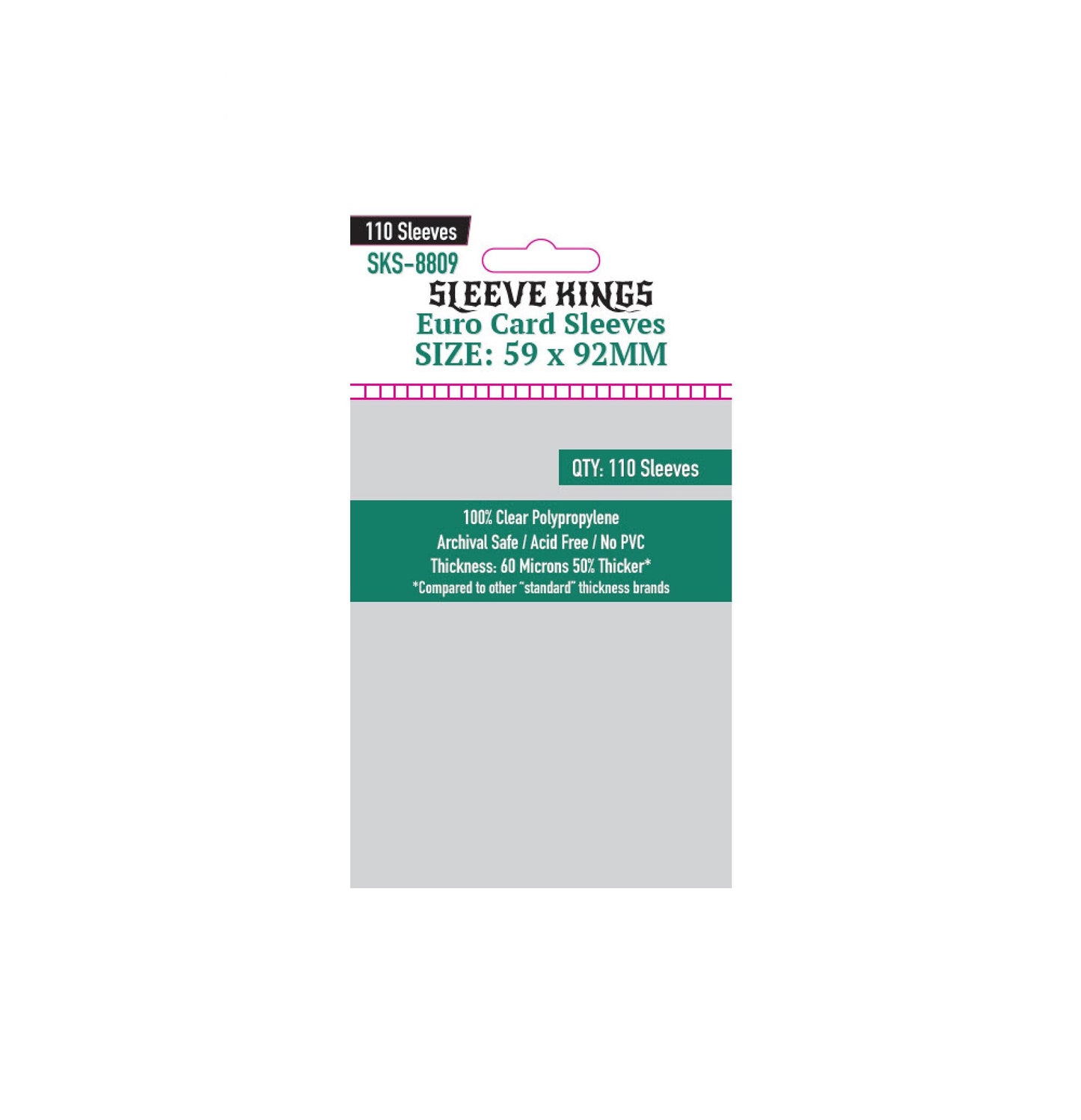 Sleeve Kings card sleeves SKS-8809 59x92mm (standard)