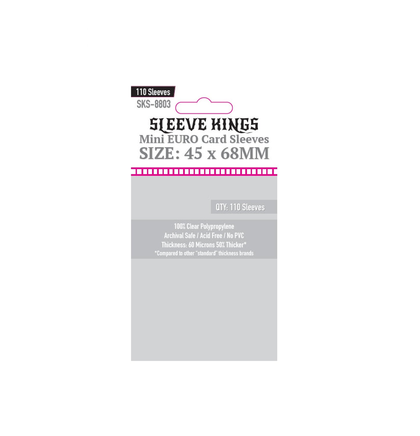 Pochettes pour cartes Kings SKS-8803 45x68mm (standard)